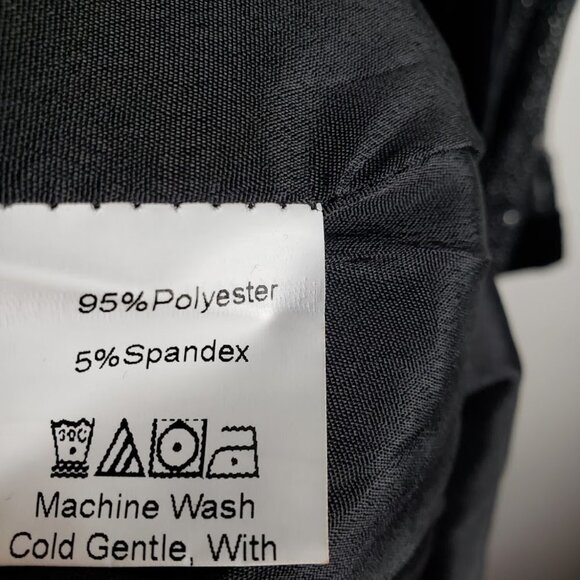 Dalia MacPhee Midi Dress NWT Black Velvet Star Sequin Sheer Whimsygoth Size 3X - Picture 9 of 14